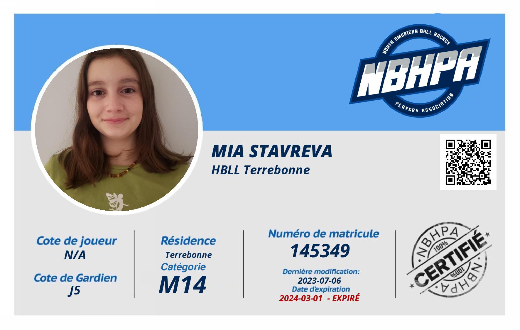 Mia Stavreva