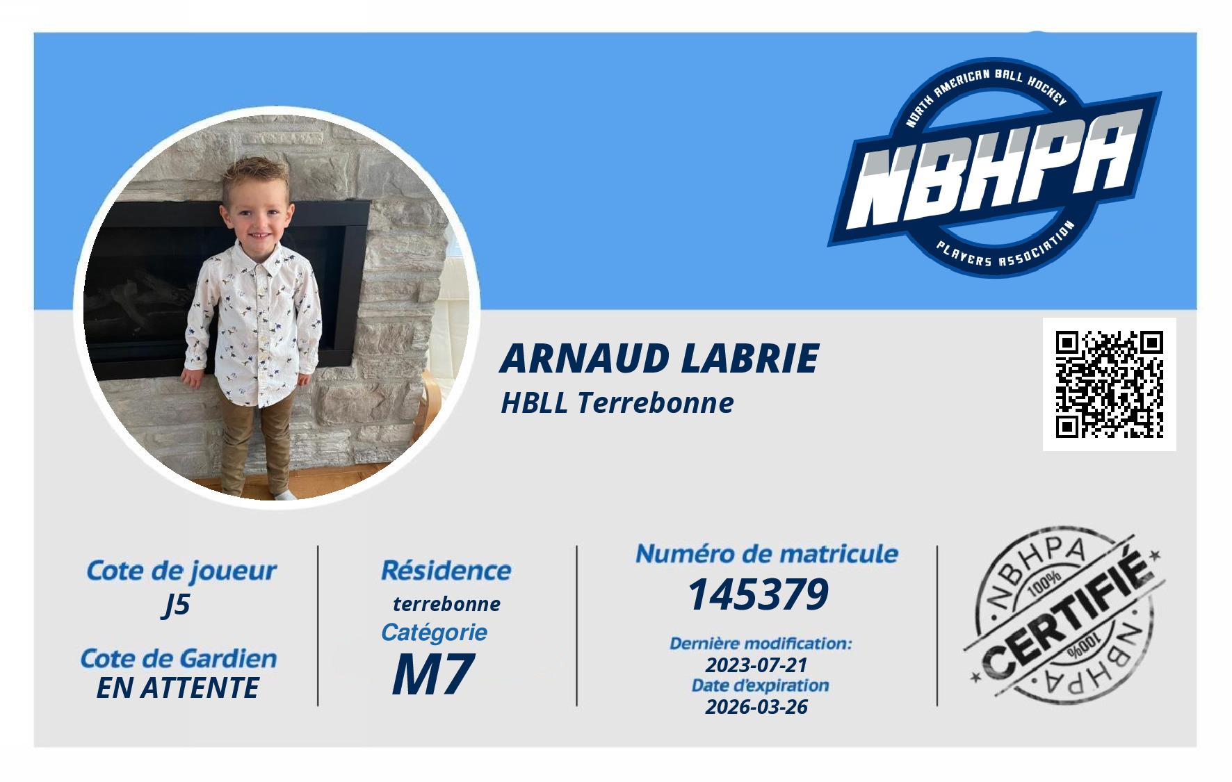 Arnaud Labrie