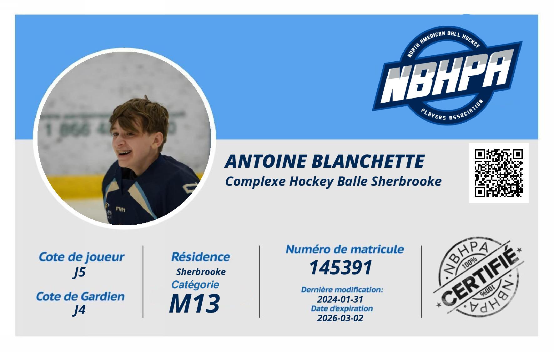 Antoine Blanchette