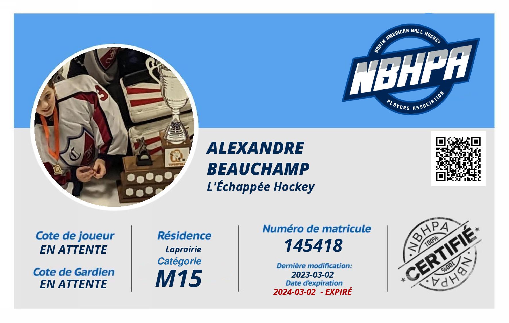 Alexandre  Beauchamp 