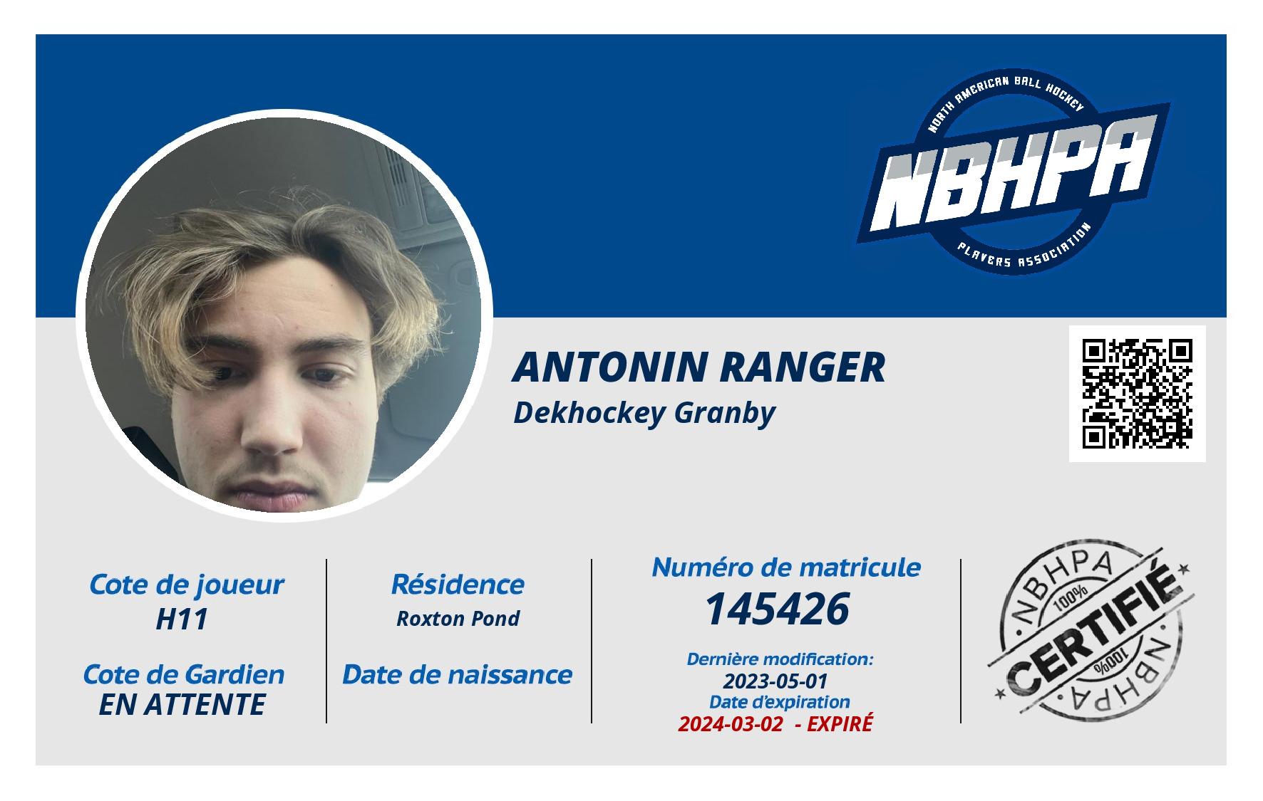 Antonin Ranger