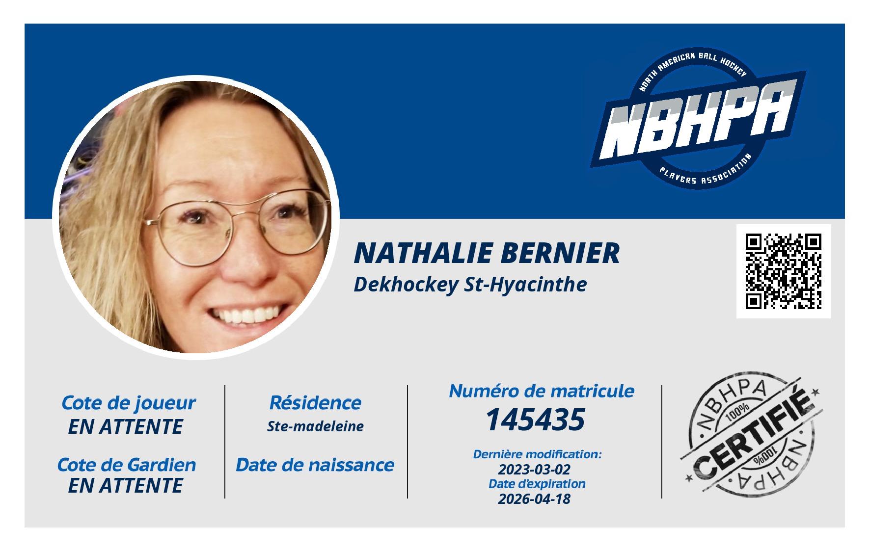 Nathalie Bernier