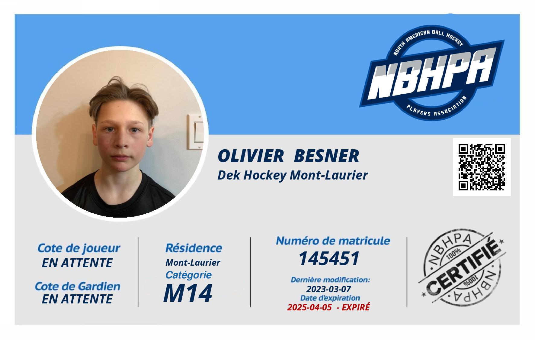 Olivier  Besner
