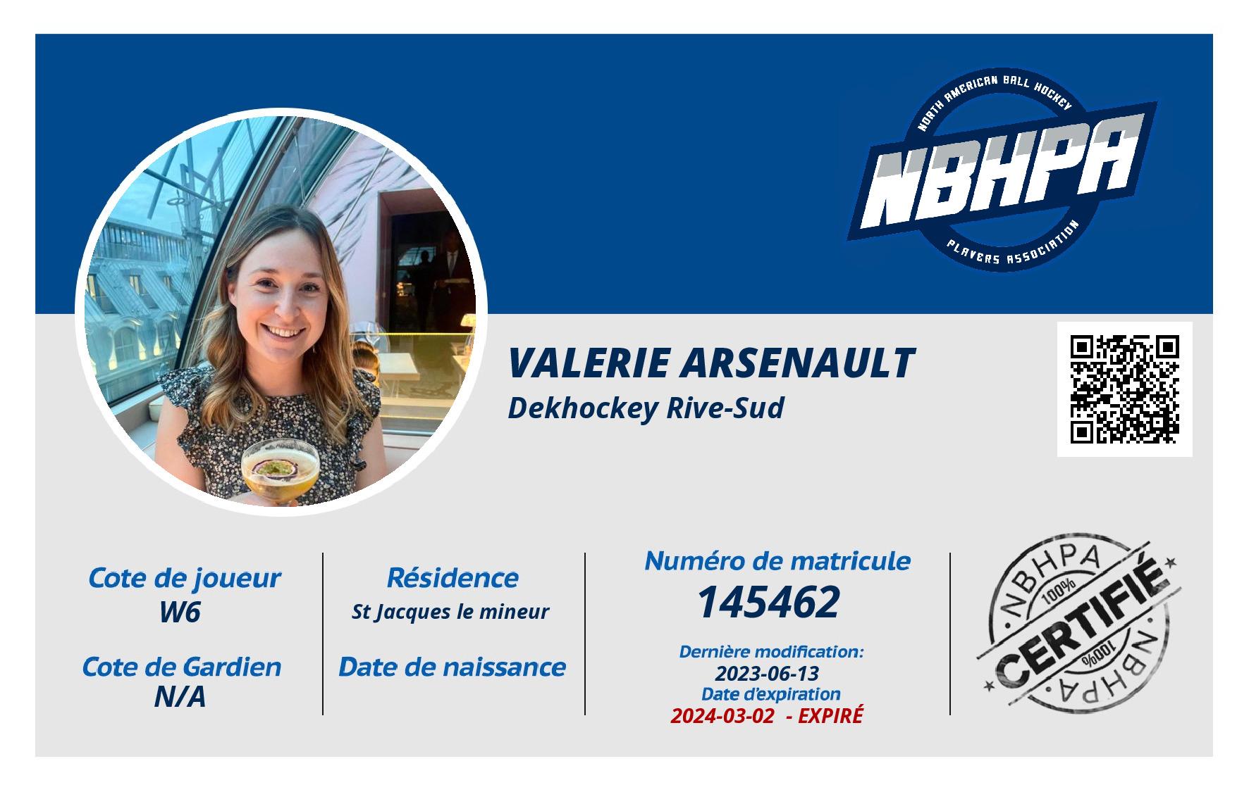 Valerie Arsenault 