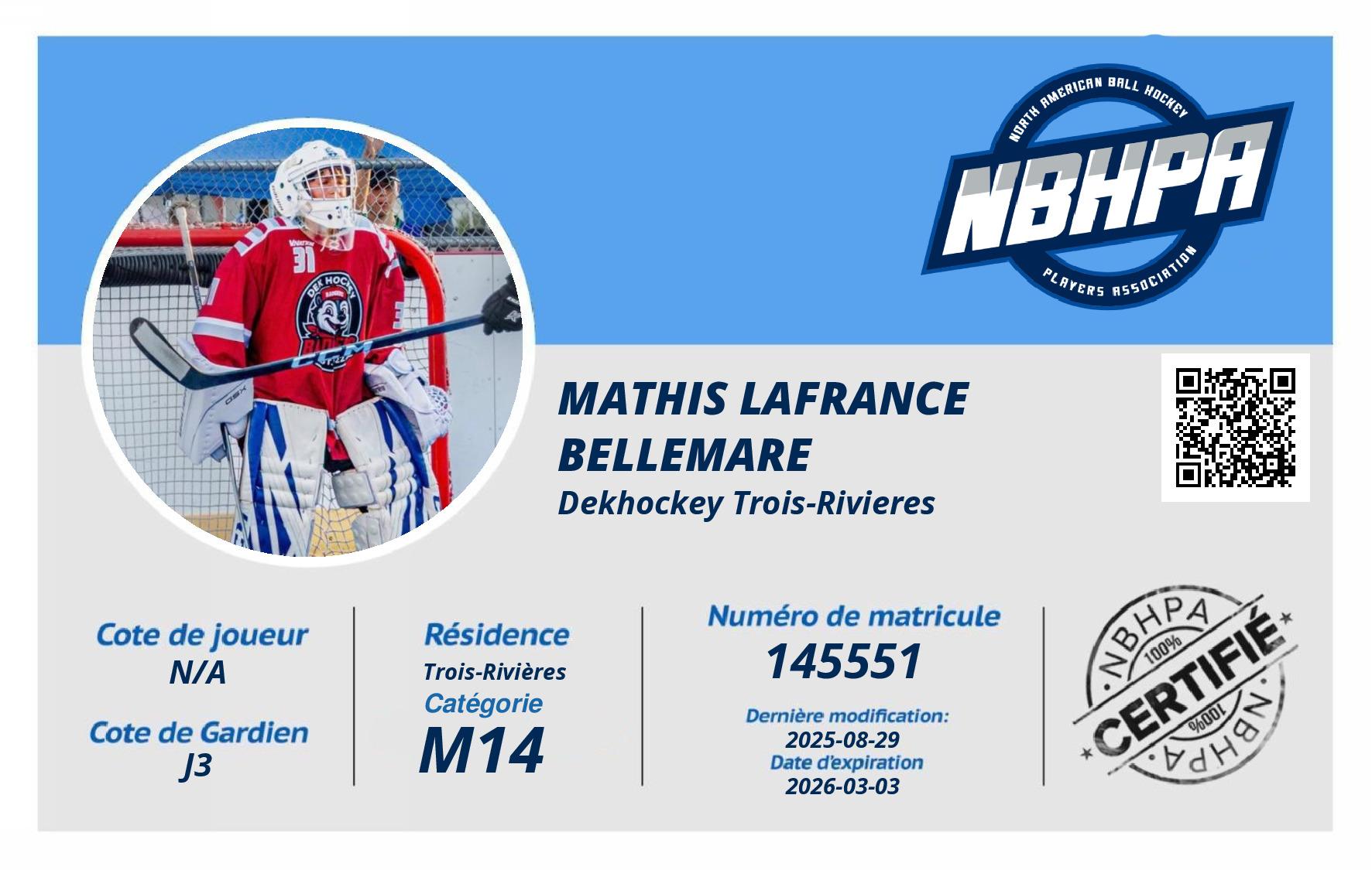 Mathis Lafrance Bellemare