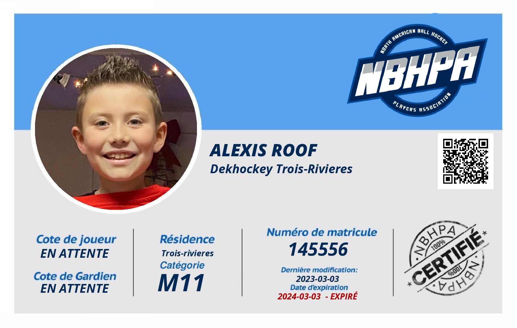Alexis Roof