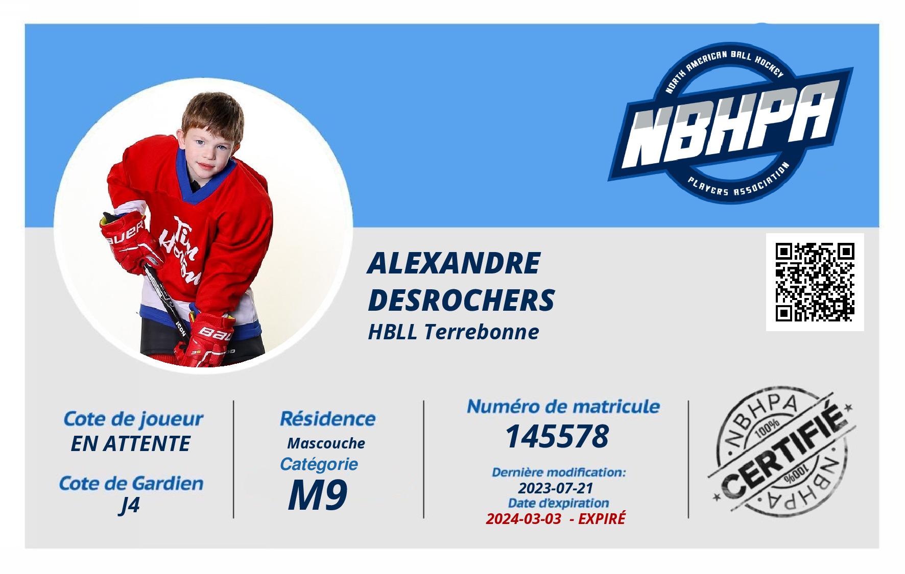 Alexandre  Desrochers 