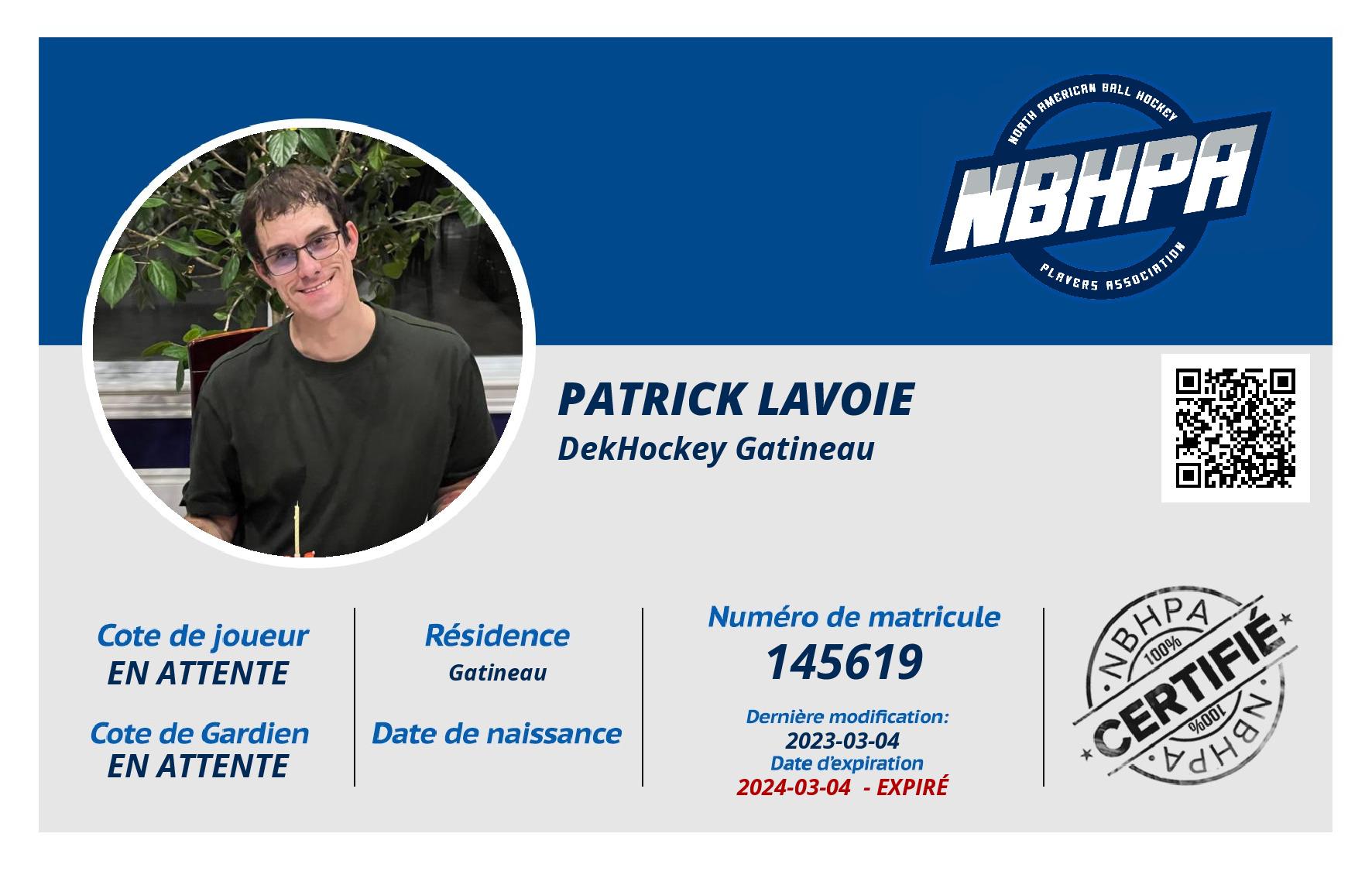 Patrick Lavoie