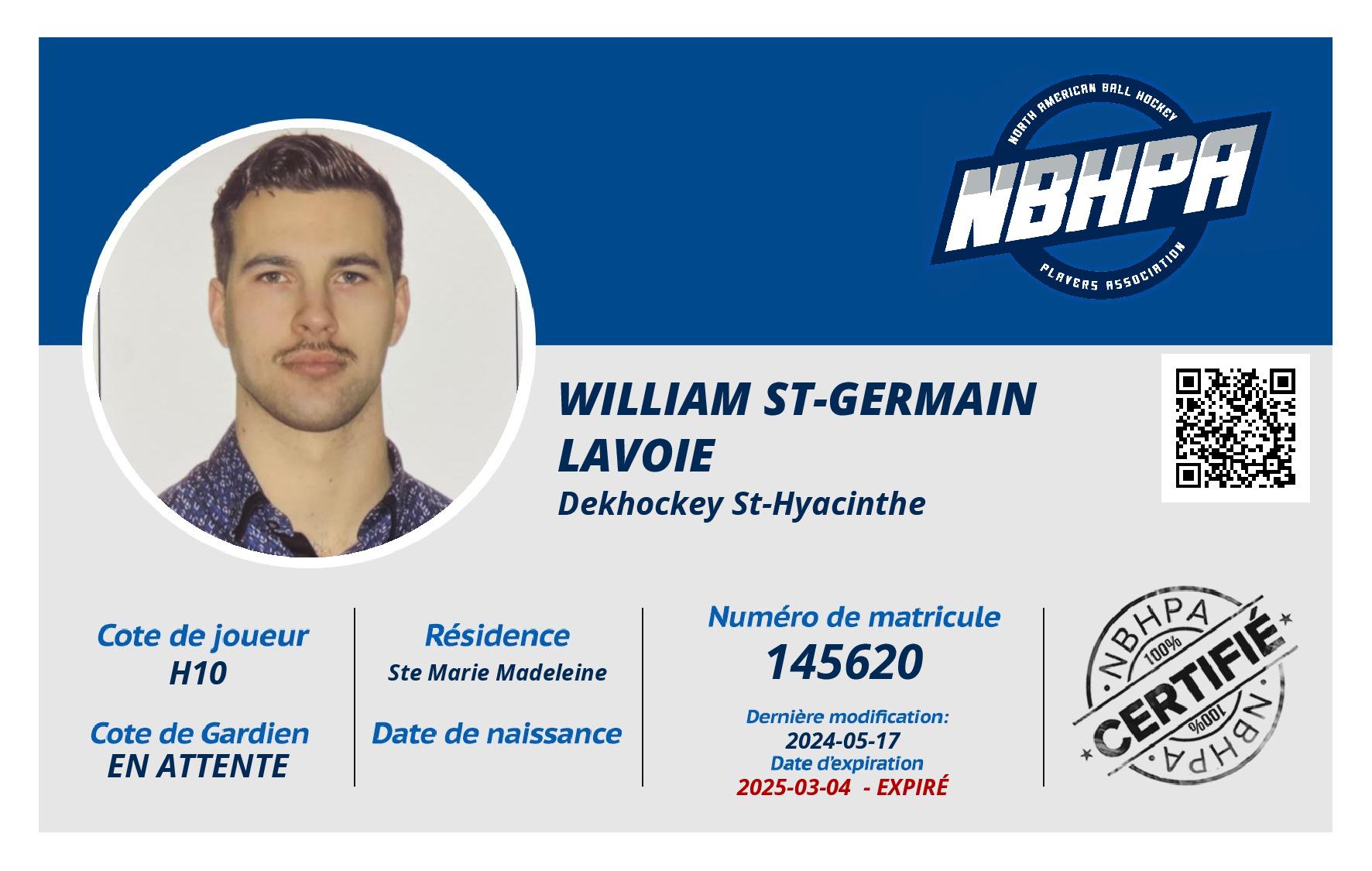 William St-germain Lavoie