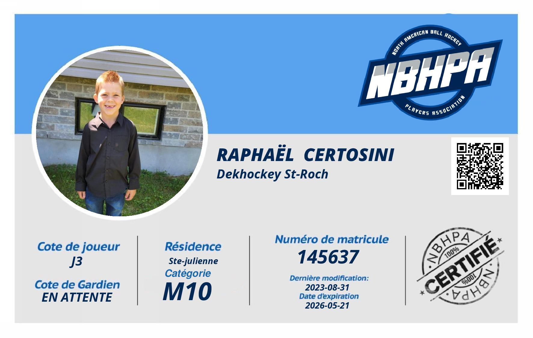 Raphaël  Certosini