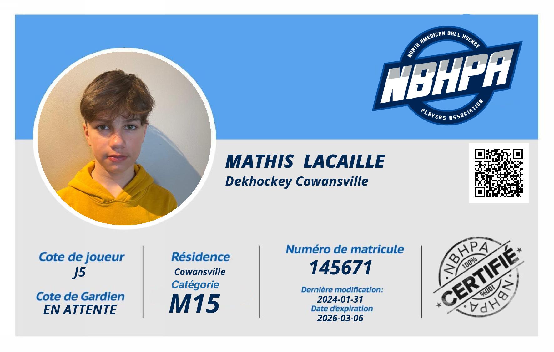 Mathis  Lacaille