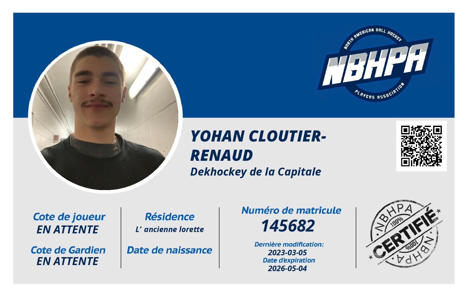 Yohan Cloutier-Renaud