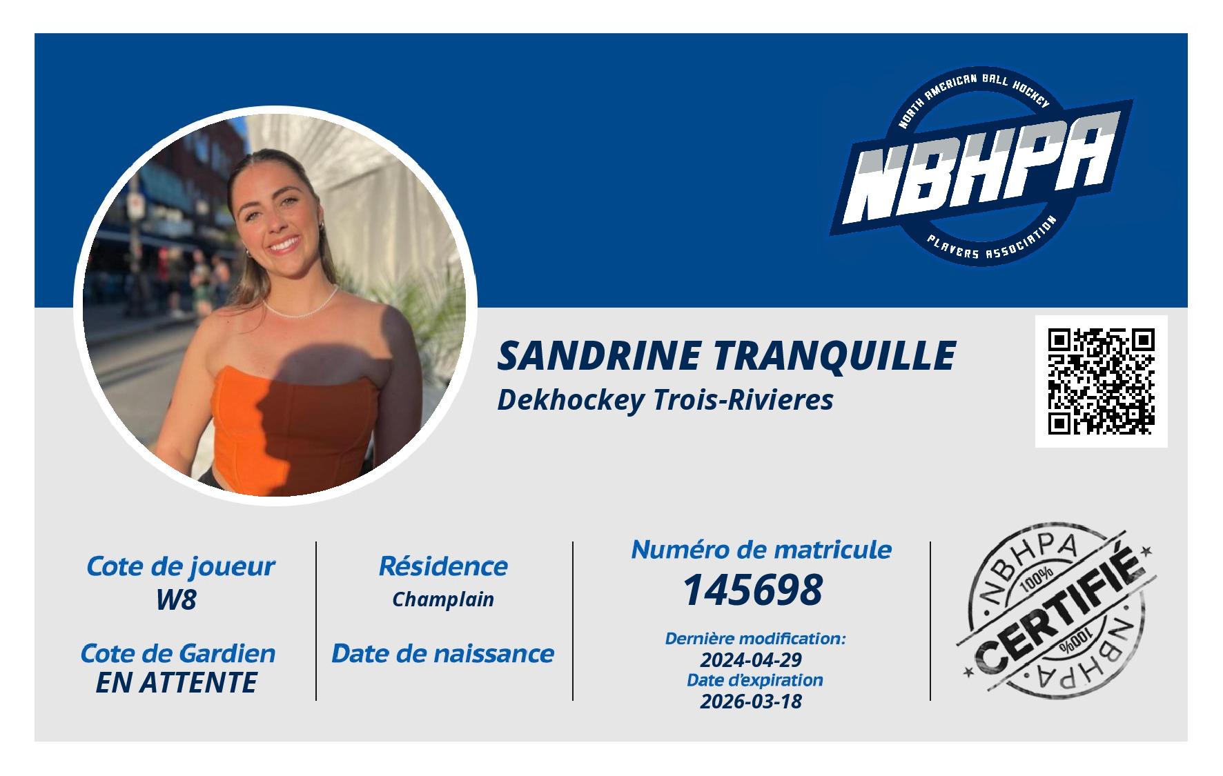 Sandrine Tranquille