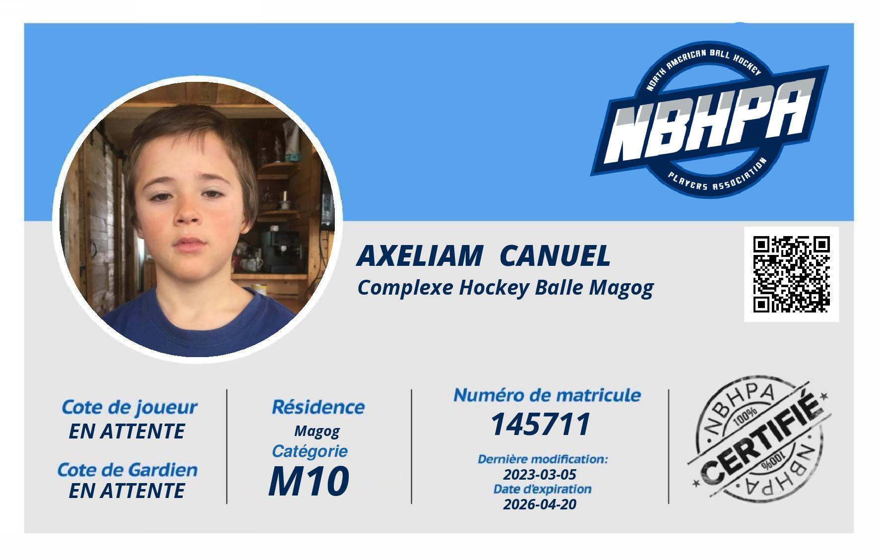 Axeliam  Canuel