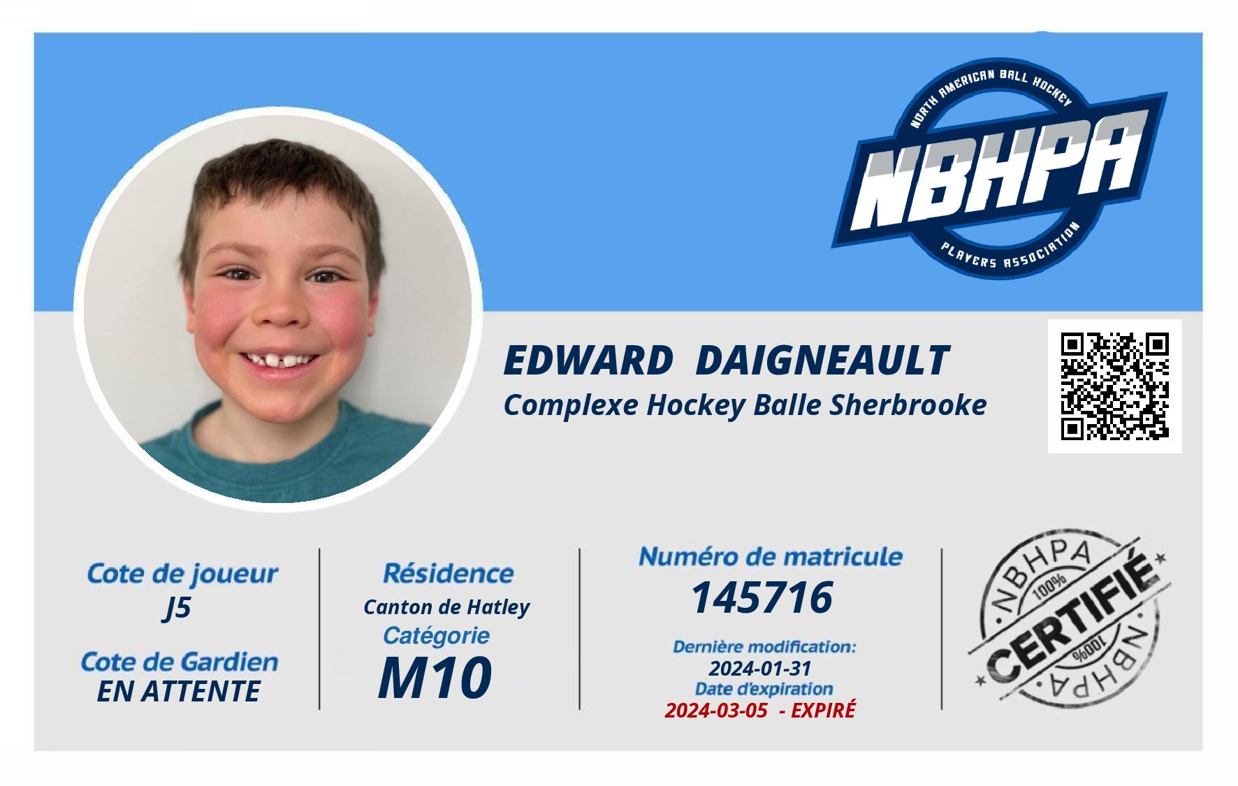 Edward  Daigneault 