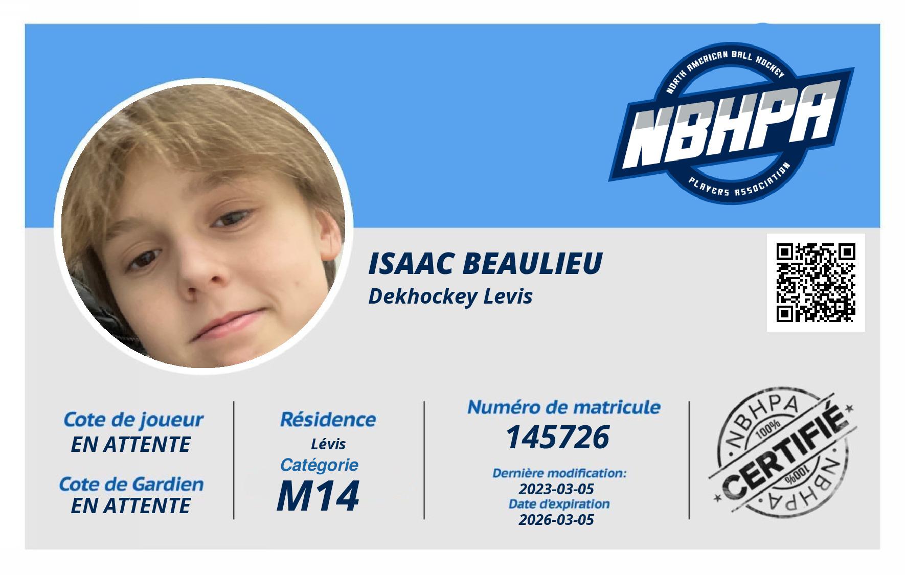 Isaac Beaulieu