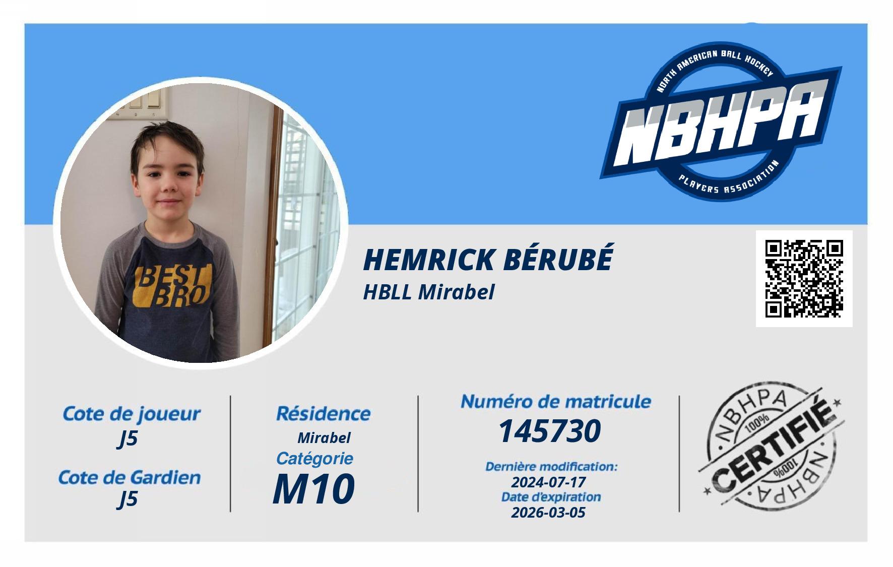 Hemrick Bérubé