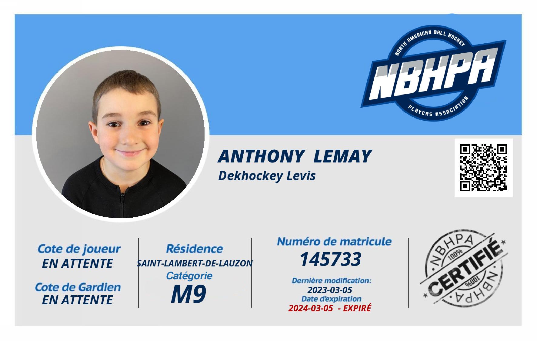 Anthony  Lemay 