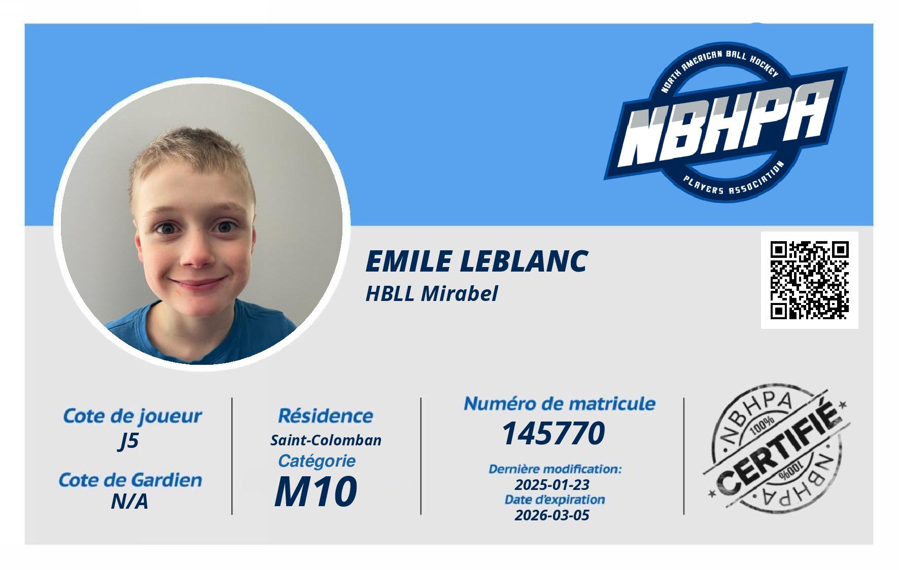 Emile Leblanc
