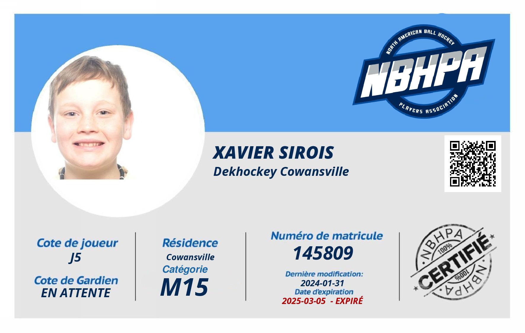 Xavier Sirois