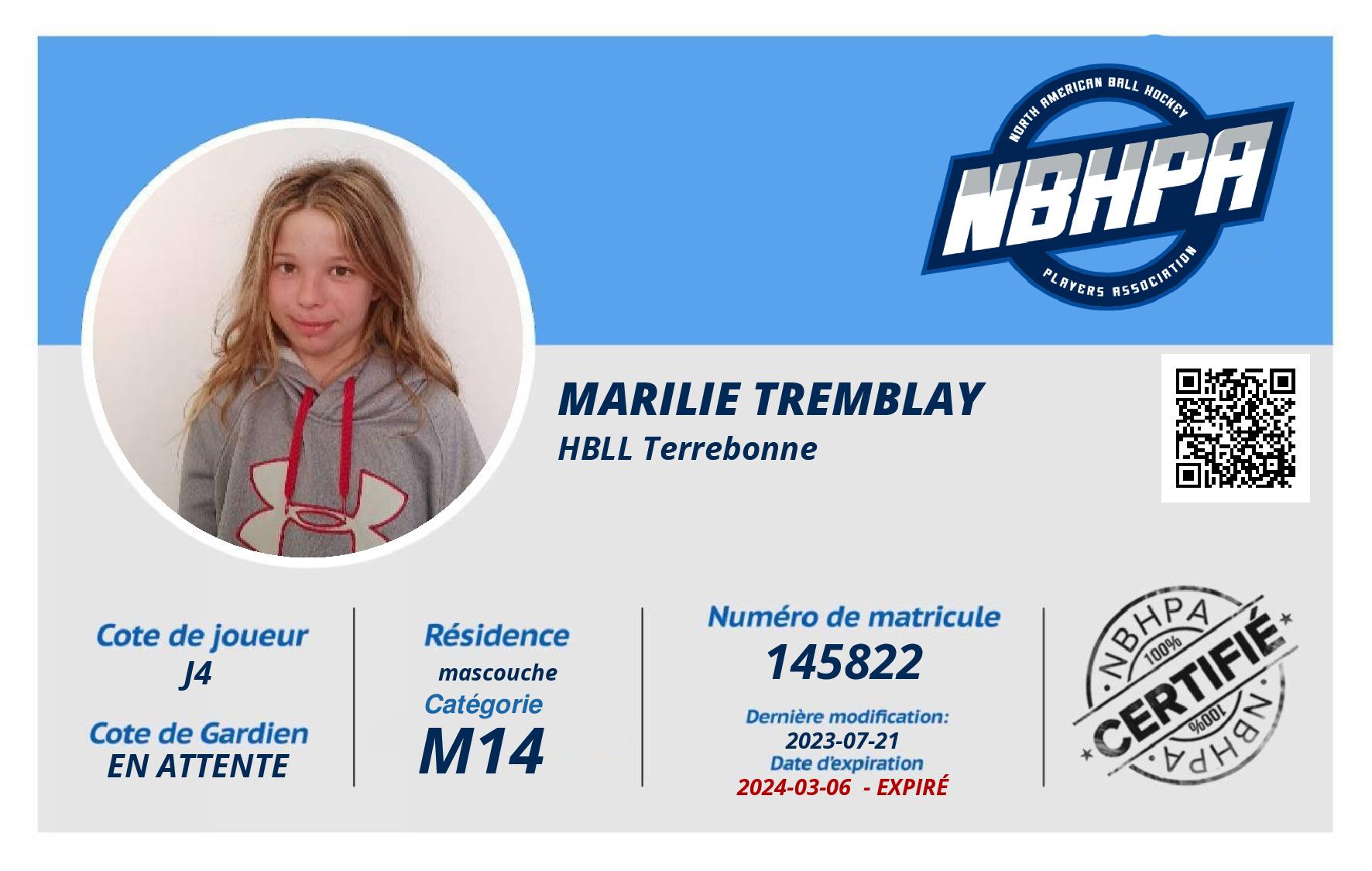 Marilie Tremblay