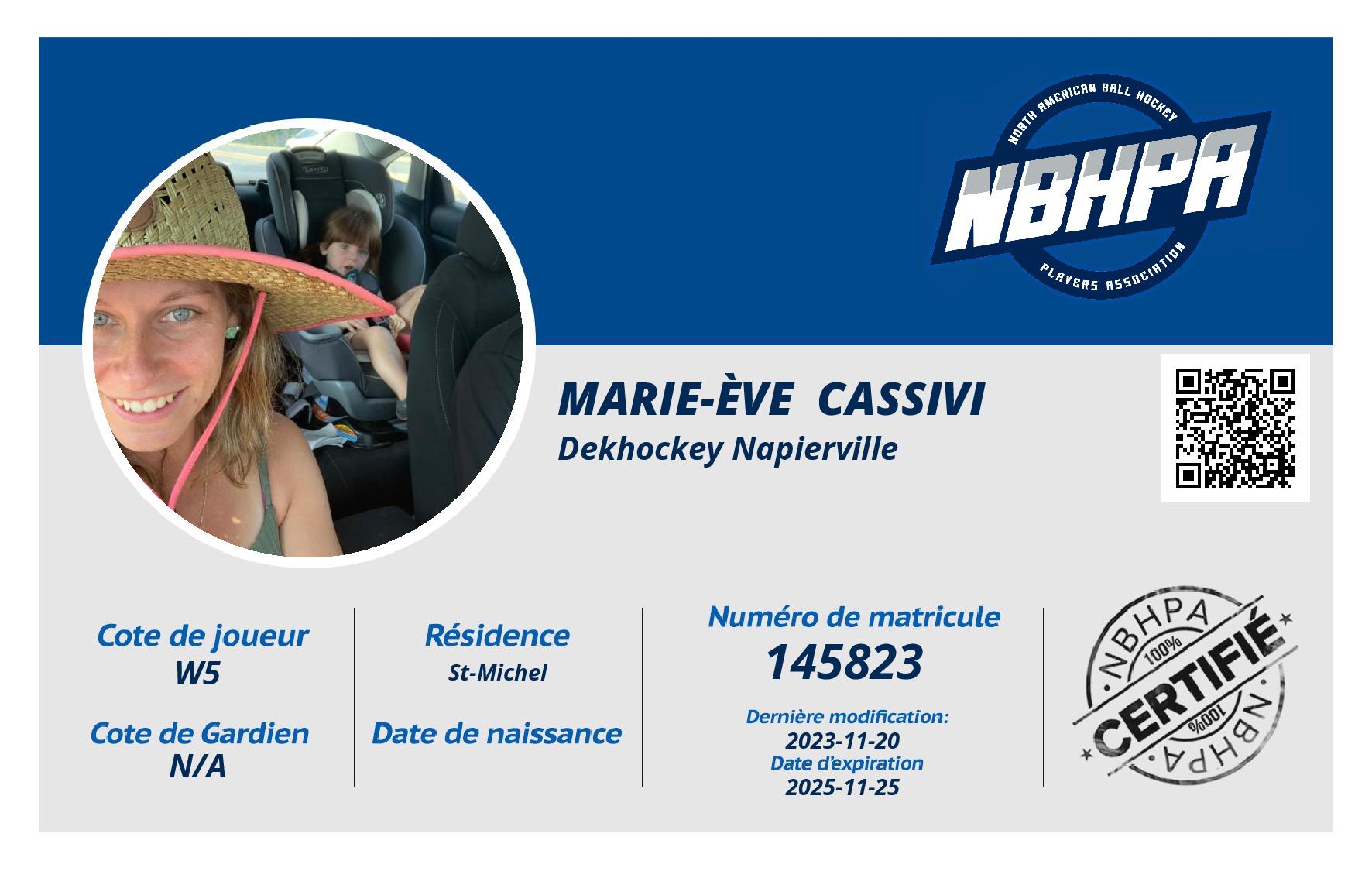 Marie-Ève  Cassivi 