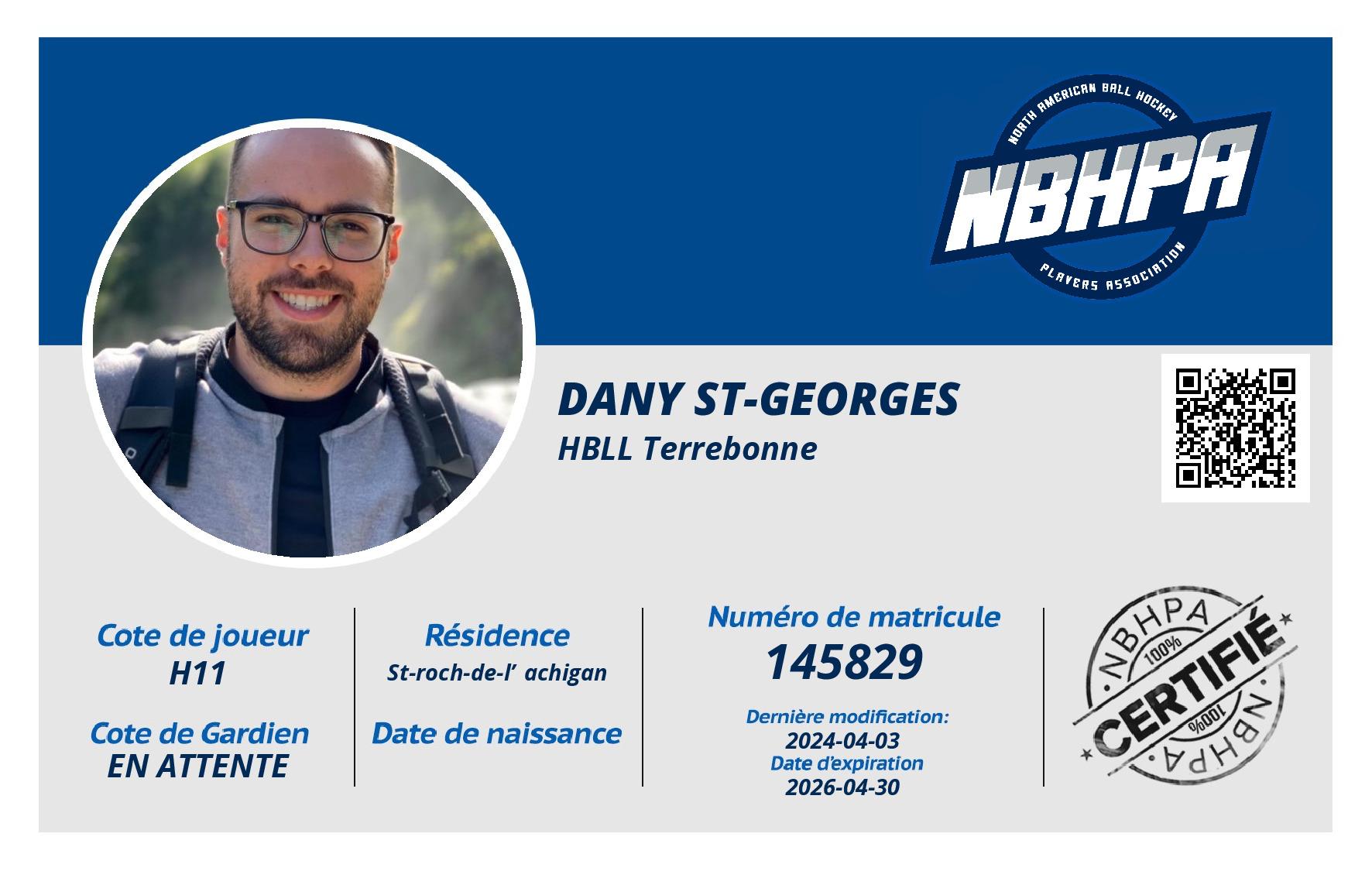 Dany St-georges