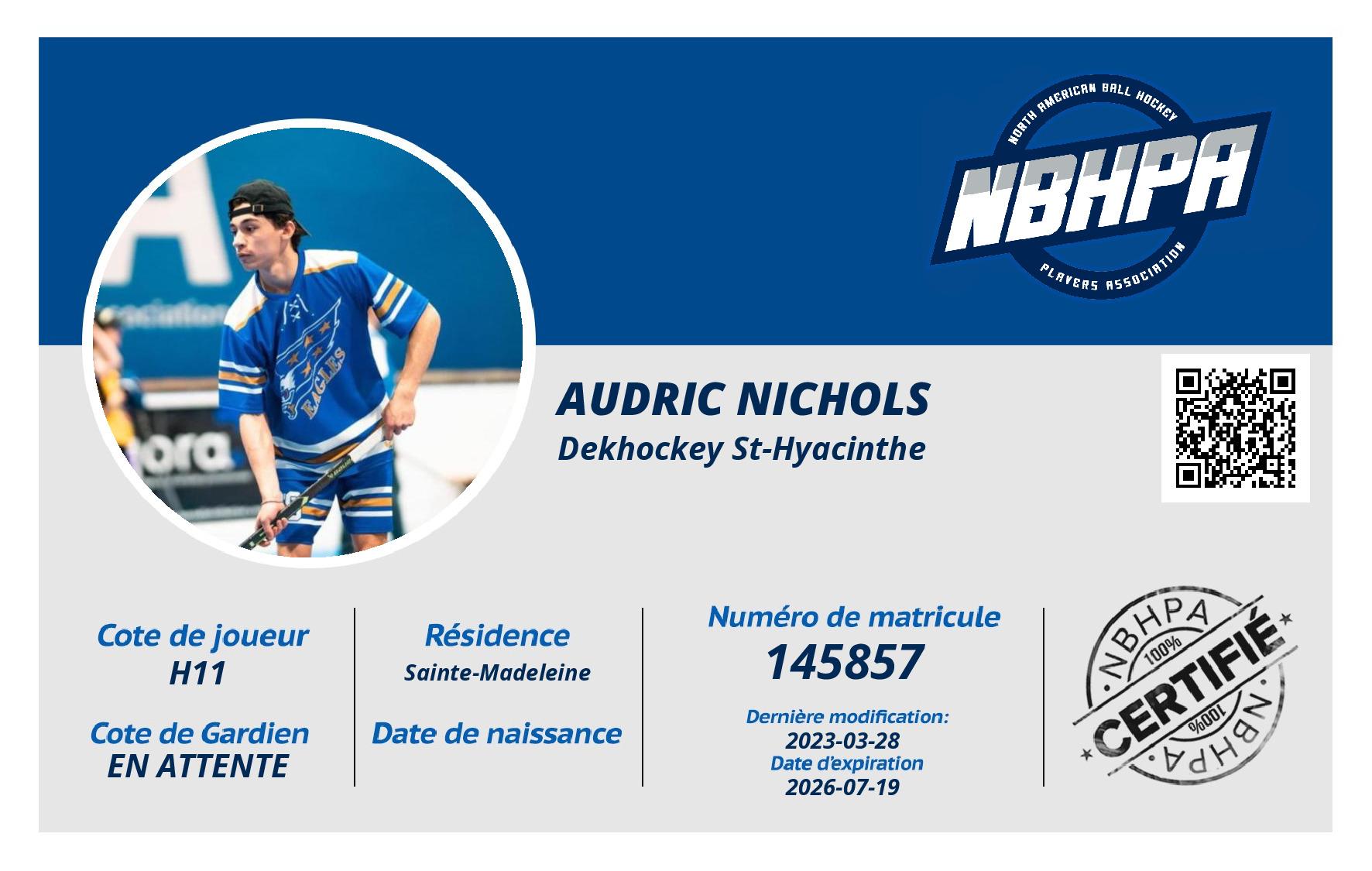 Audric Nichols