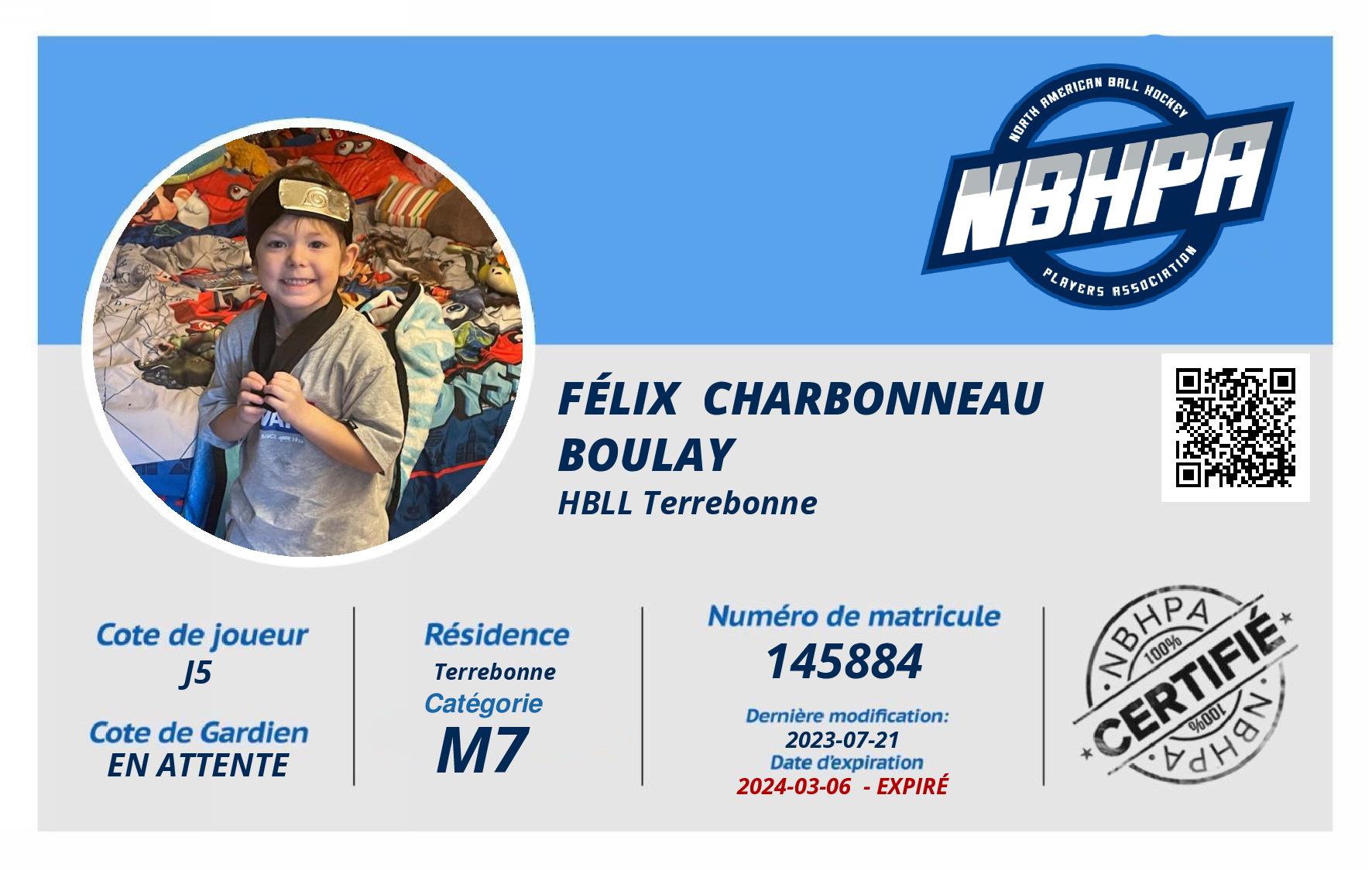Félix  Charbonneau Boulay