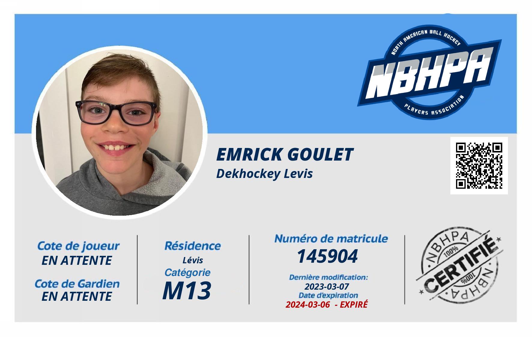 Emrick Goulet