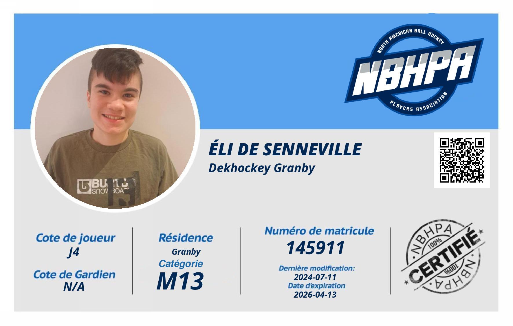 Éli De Senneville