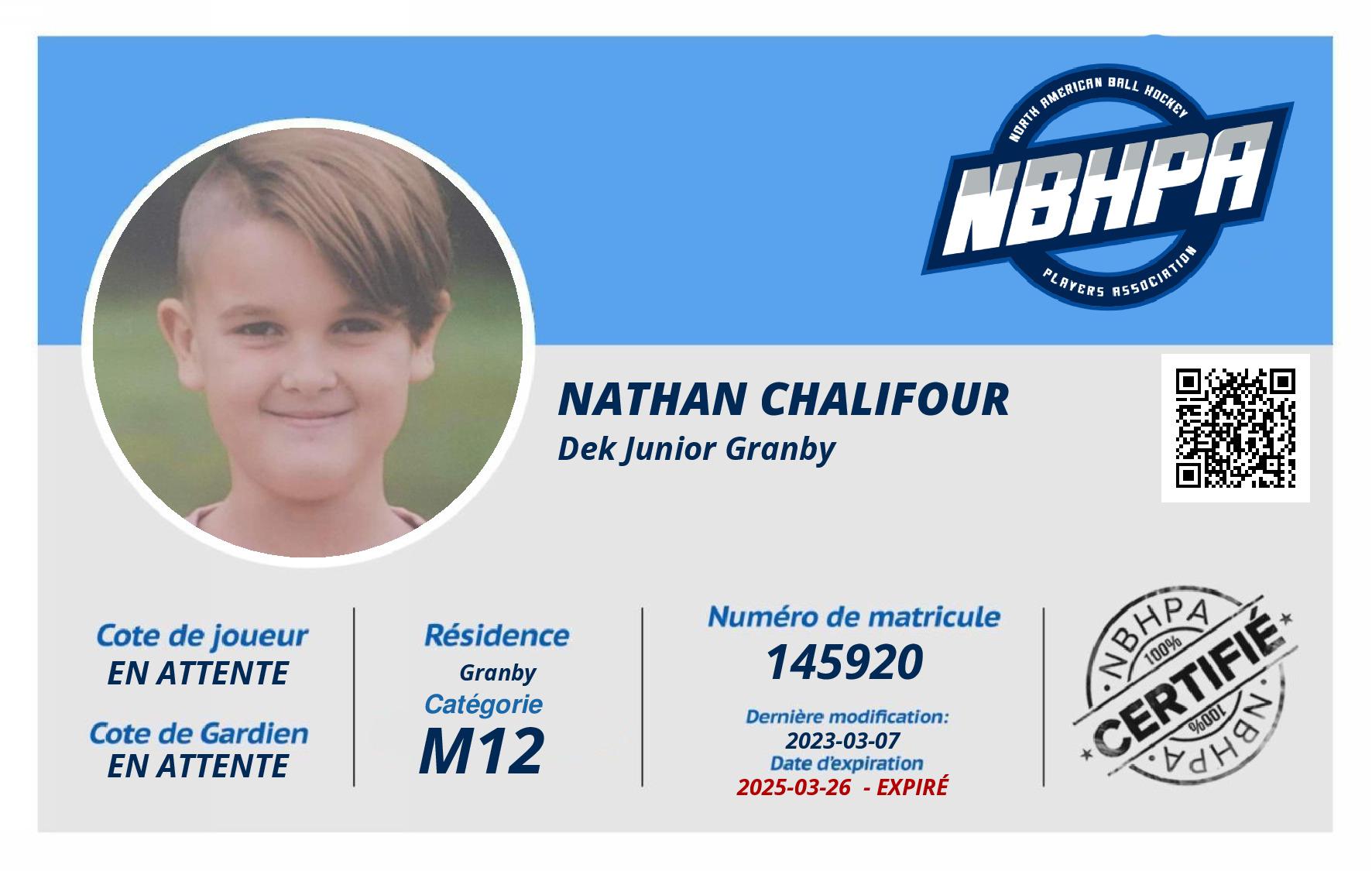Nathan Chalifour