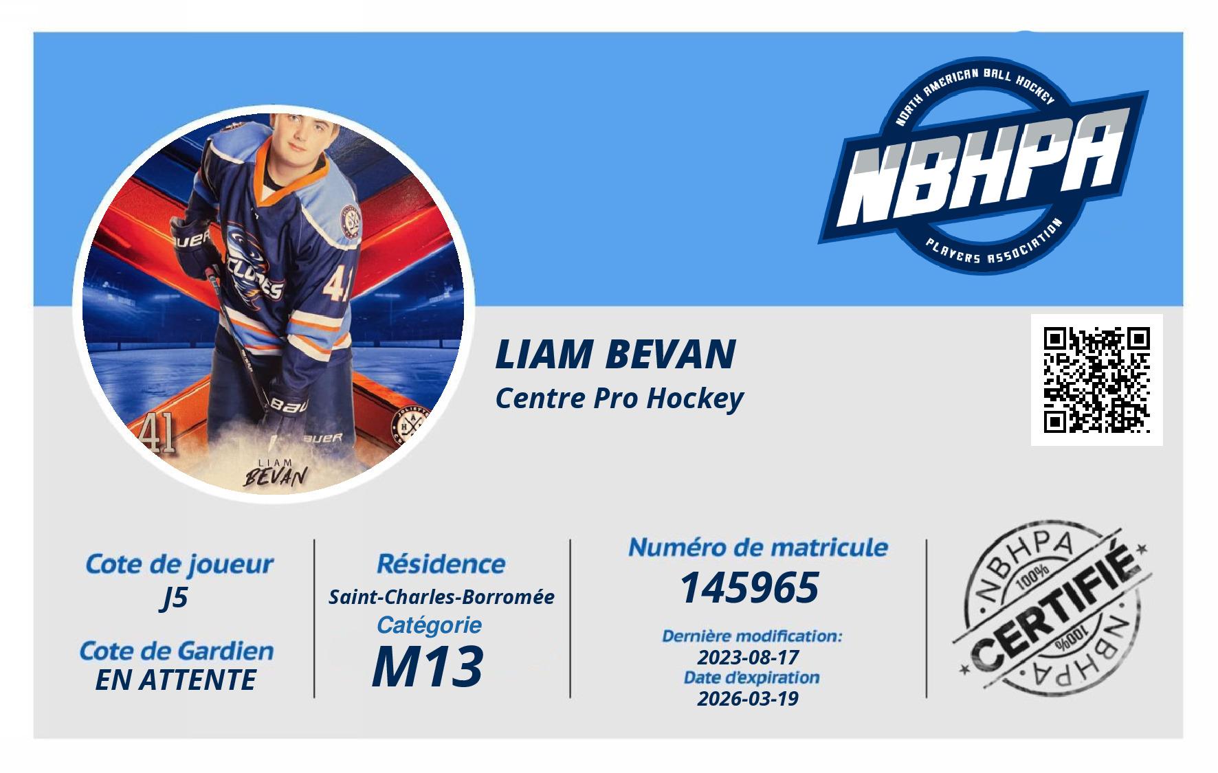 Liam Bevan