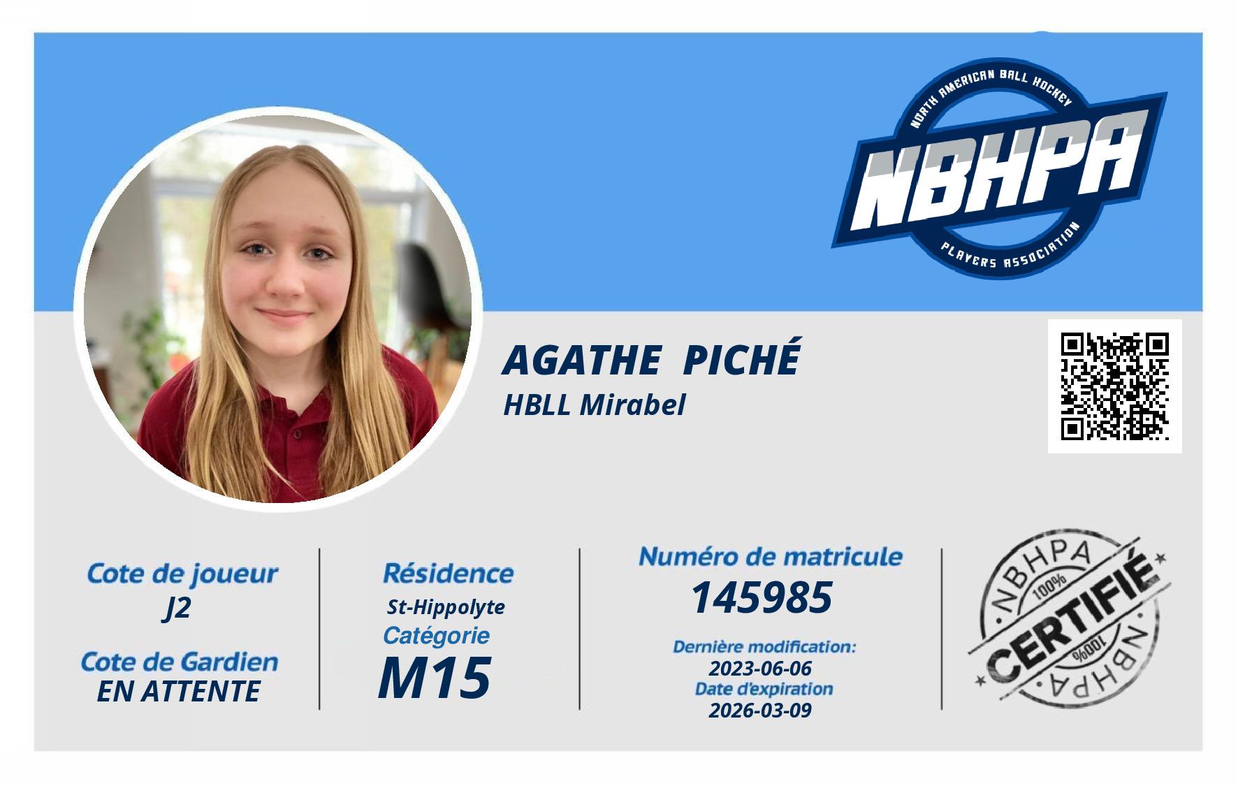 Agathe  Piché