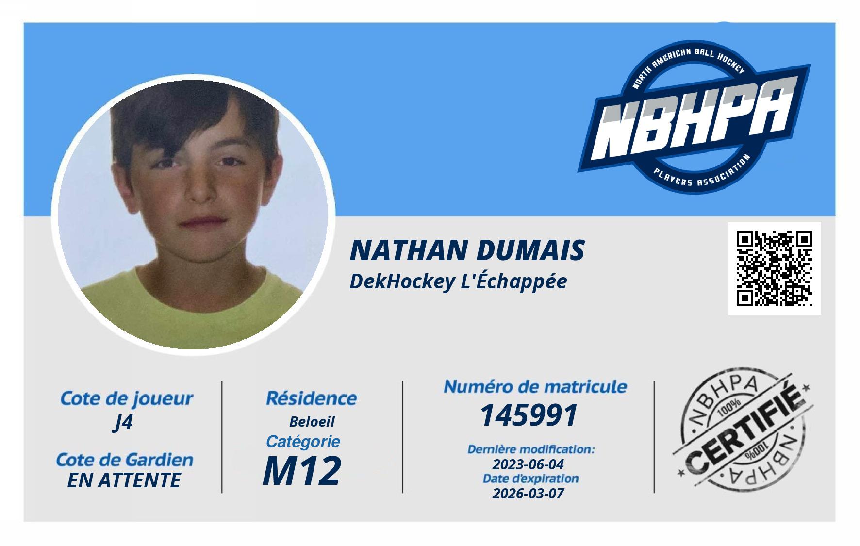 Nathan Dumais