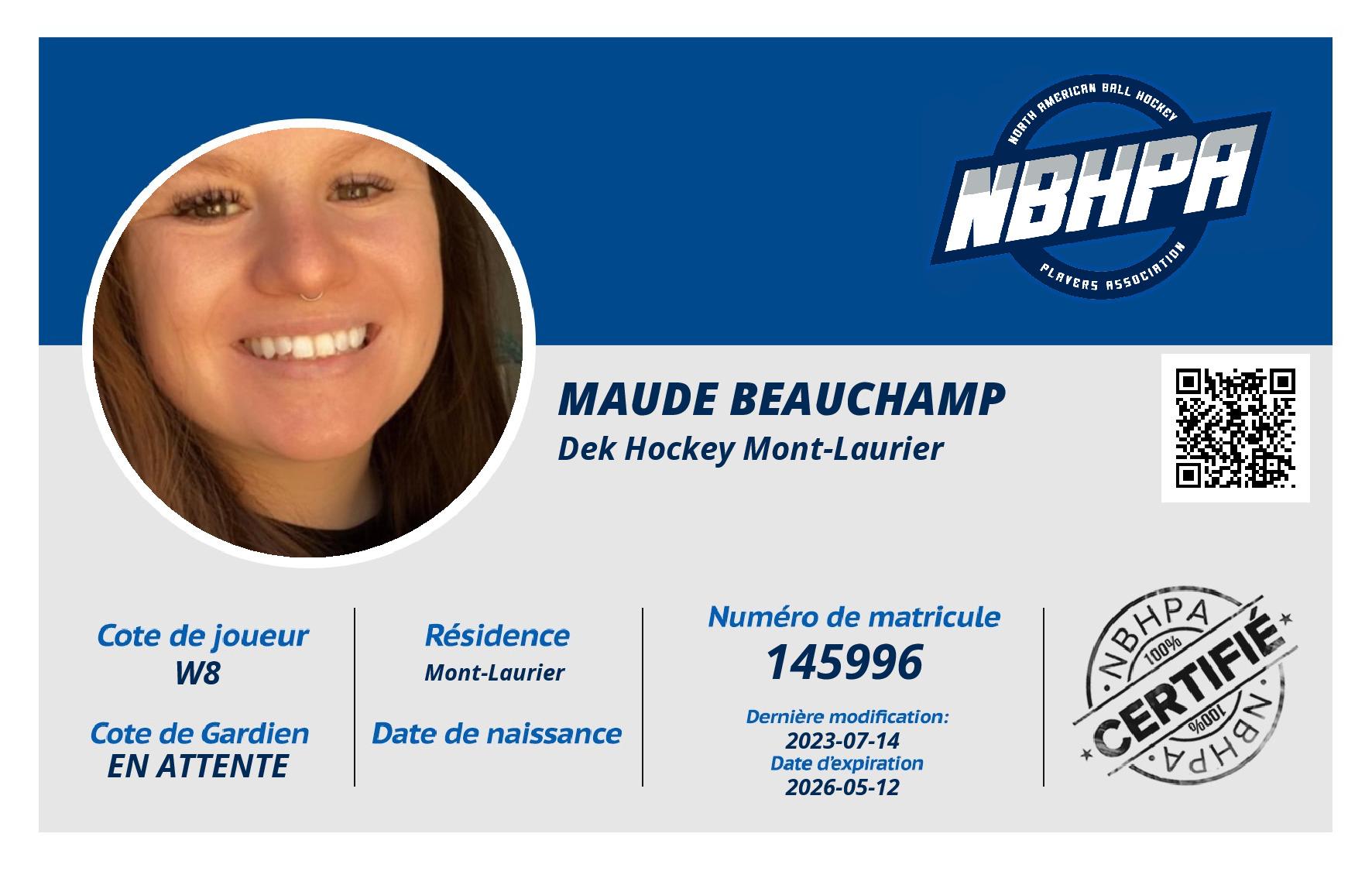 Maude Beauchamp