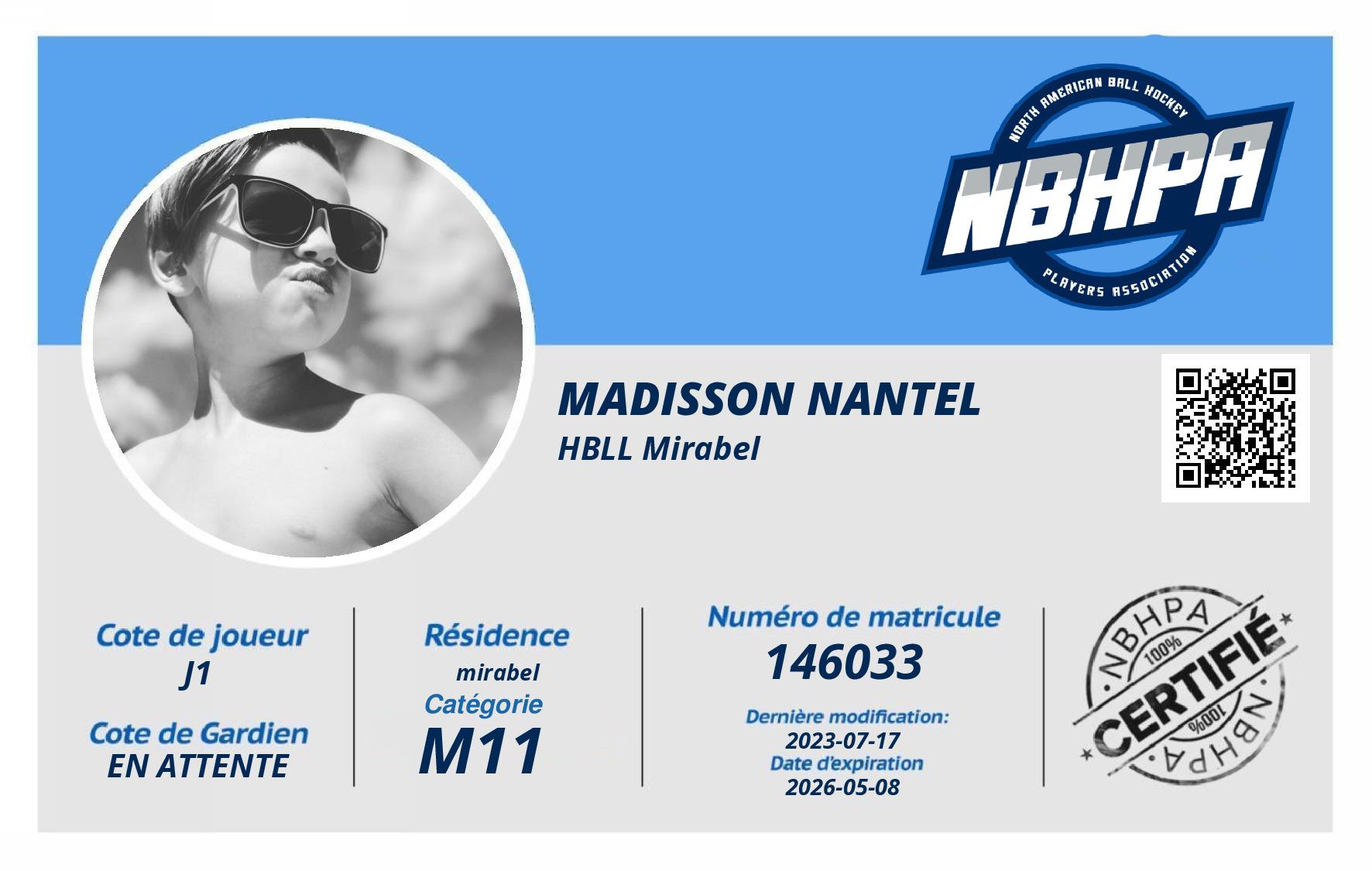 Madisson Nantel