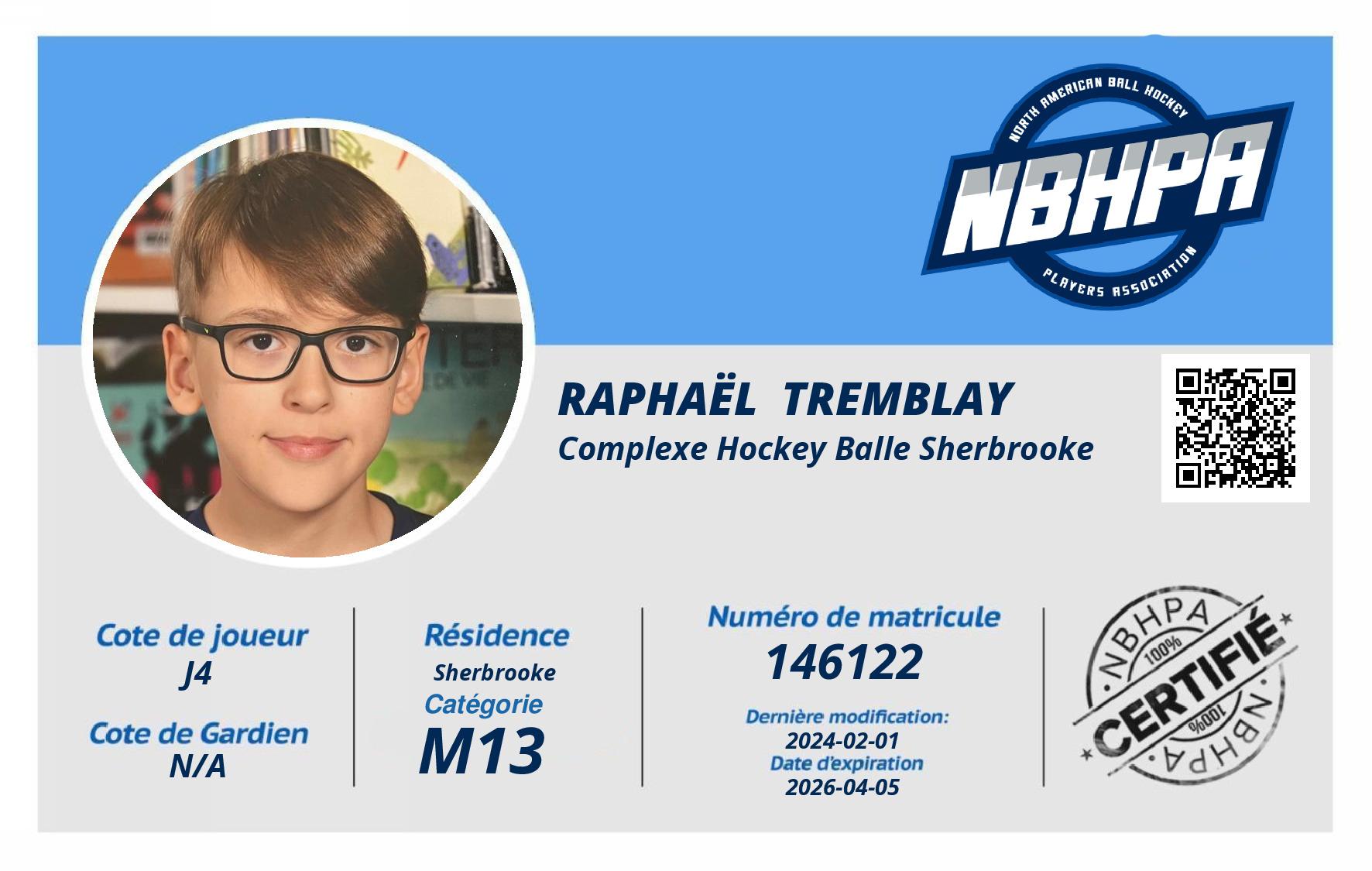 Raphaël  Tremblay