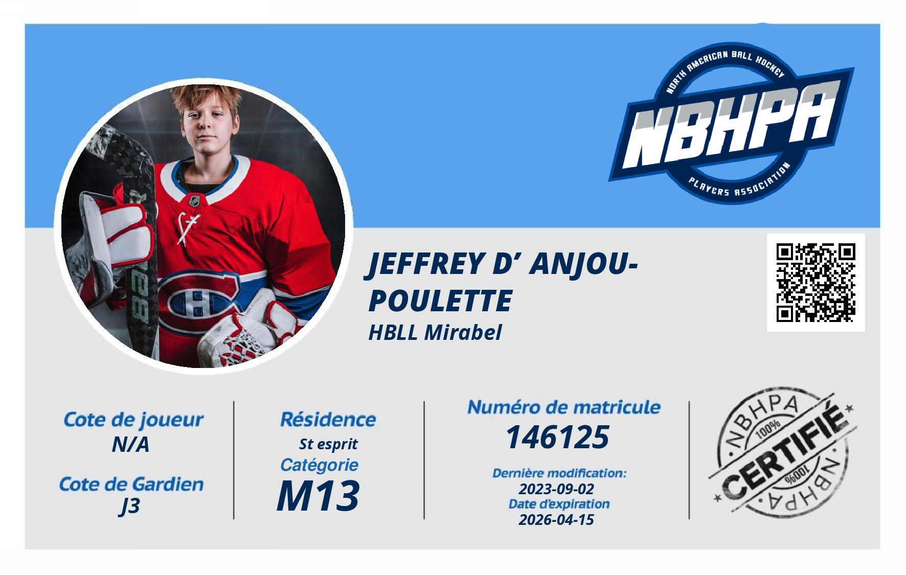 Jeffrey D’Anjou-Poulette