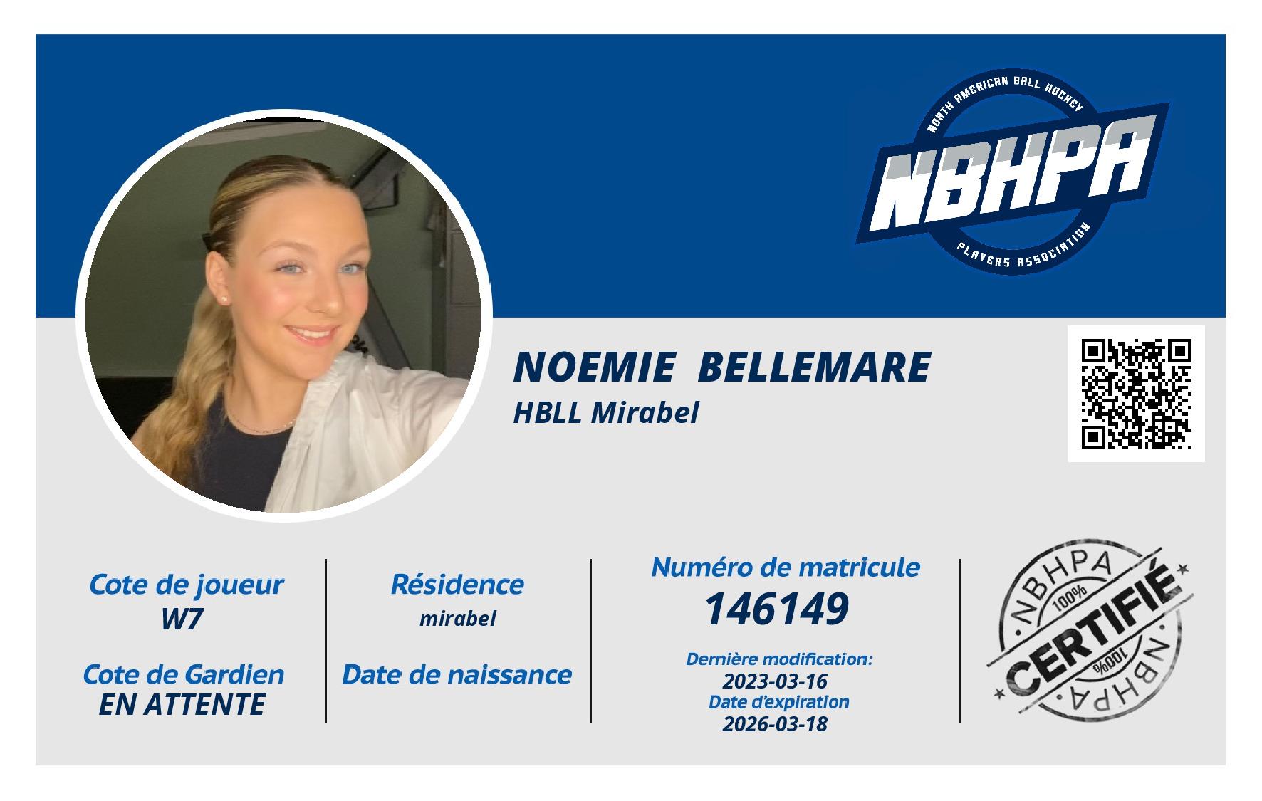 Noemie  Bellemare
