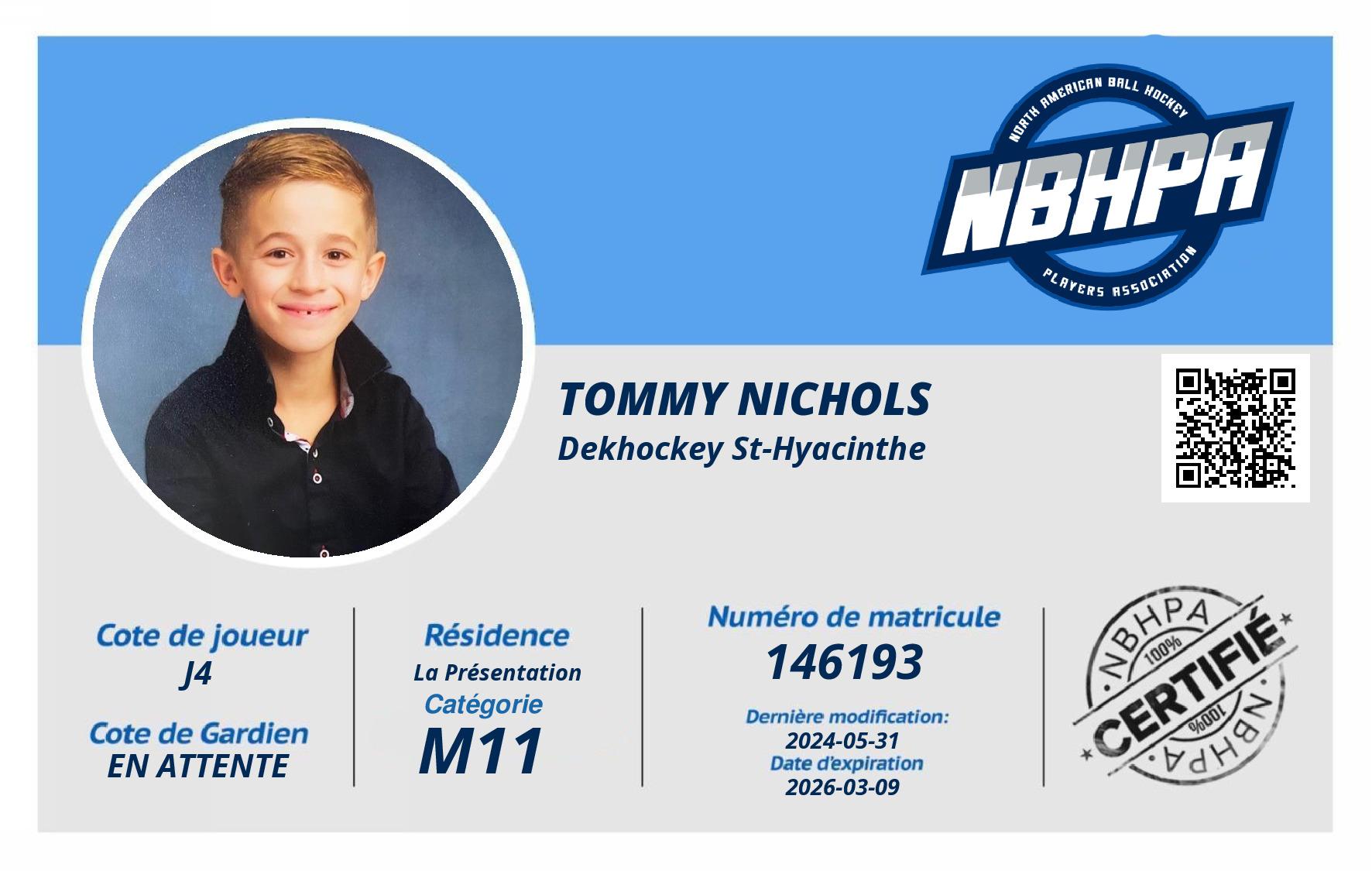 Tommy Nichols