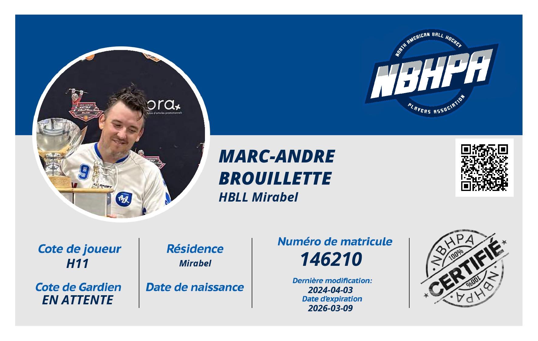 Marc-andre Brouillette