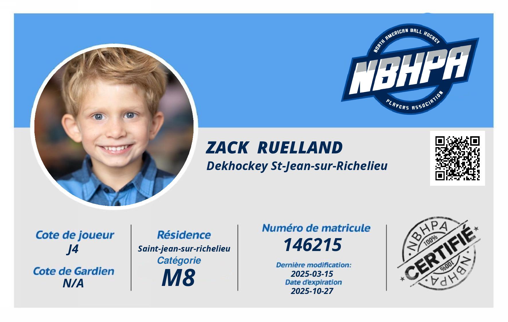 Zack  Ruelland