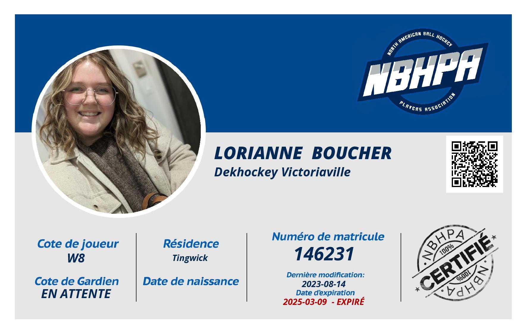 Lorianne  Boucher 