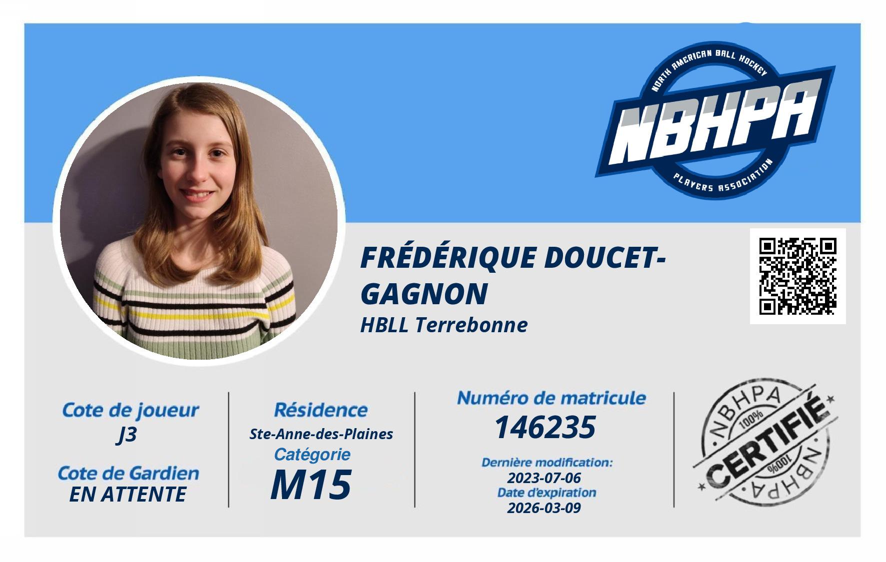 Frédérique Doucet-Gagnon