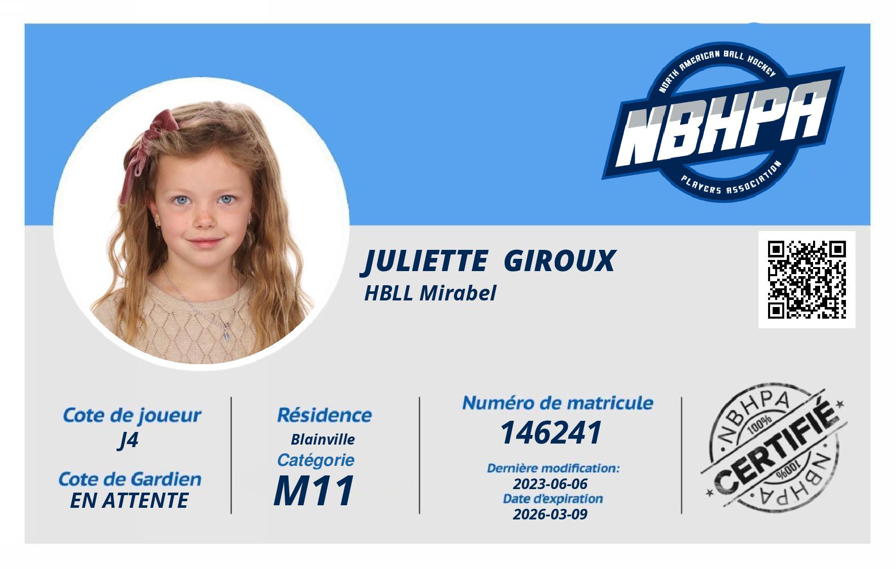 Juliette  Giroux