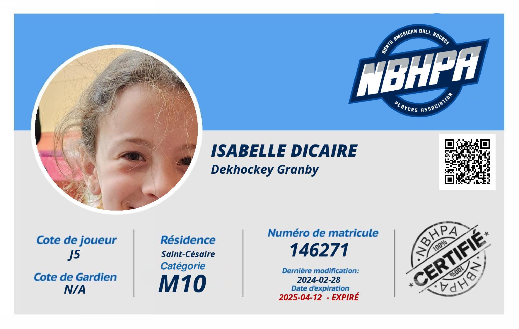 Isabelle Dicaire