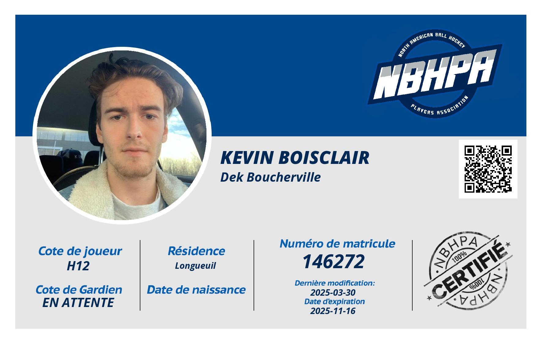 Kevin Boisclair