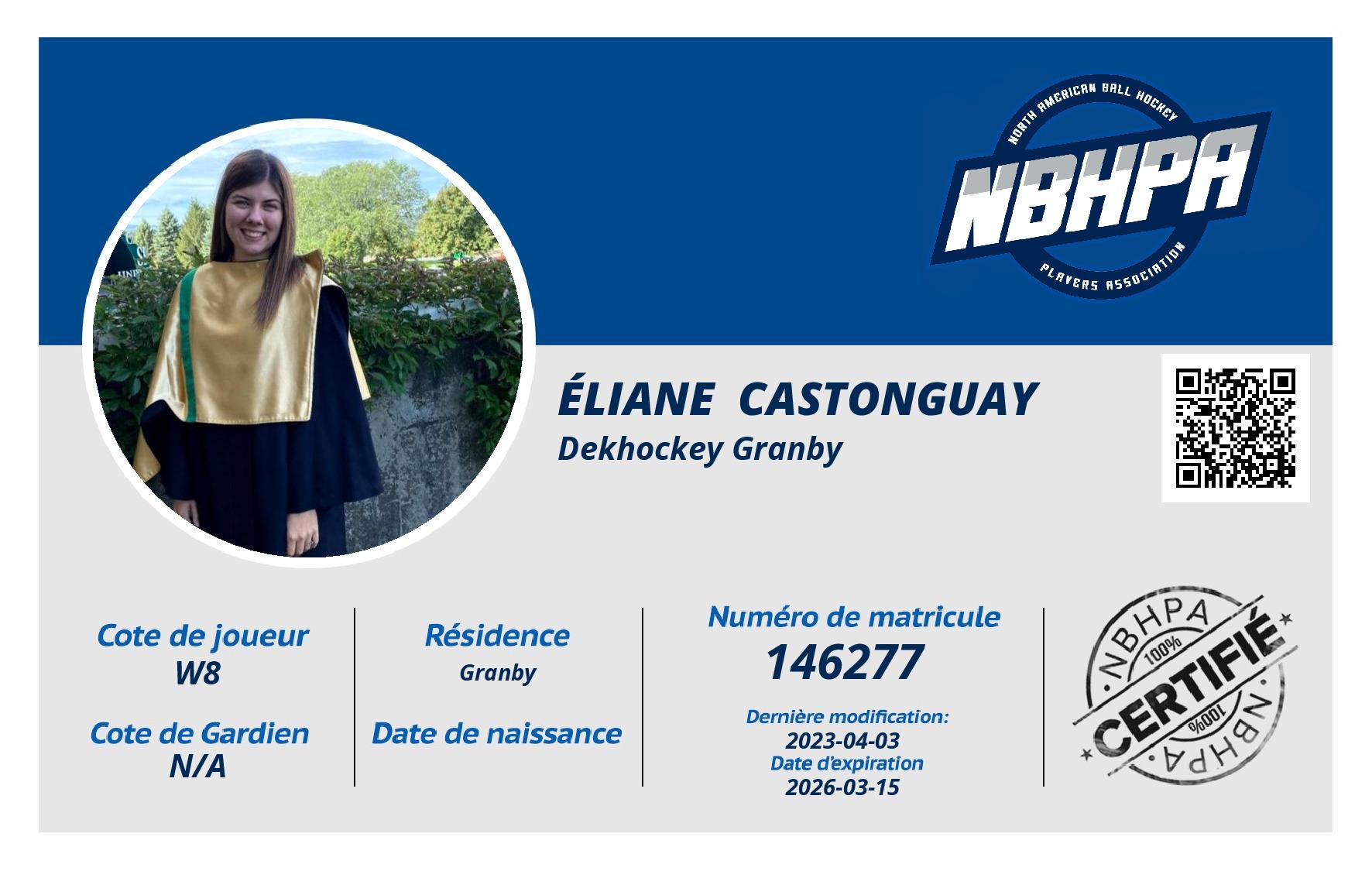 Éliane  Castonguay