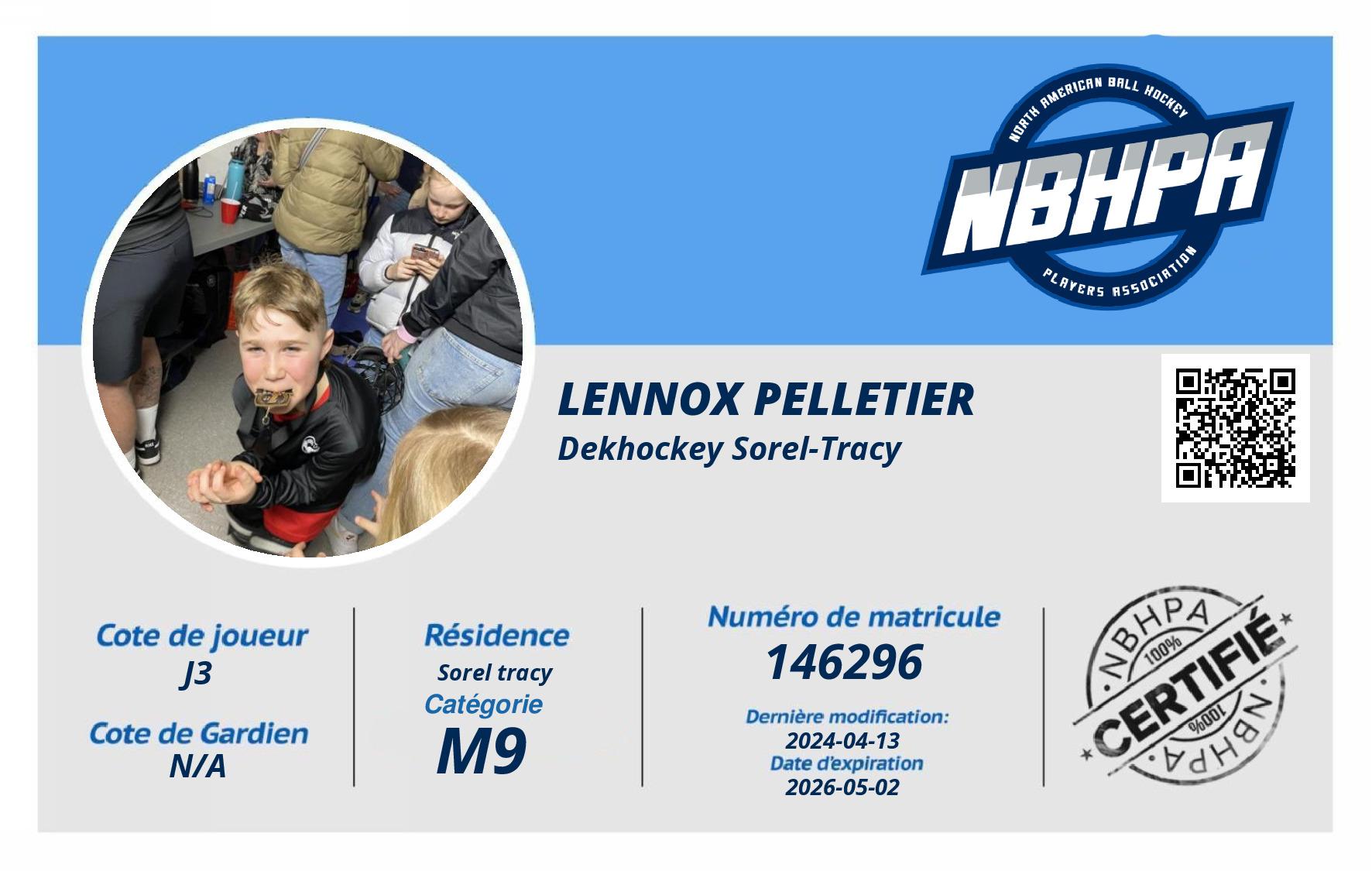 Lennox Pelletier 